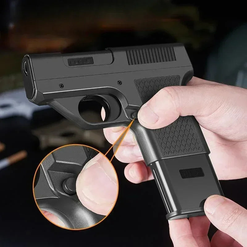 🔥 3-in-1 Premium Torch Lighter with Cigarette Holder & Flashlight | Powerful Windproof Blue Flame, Compact Pocket Design | BUY 1 GET 1 FREE