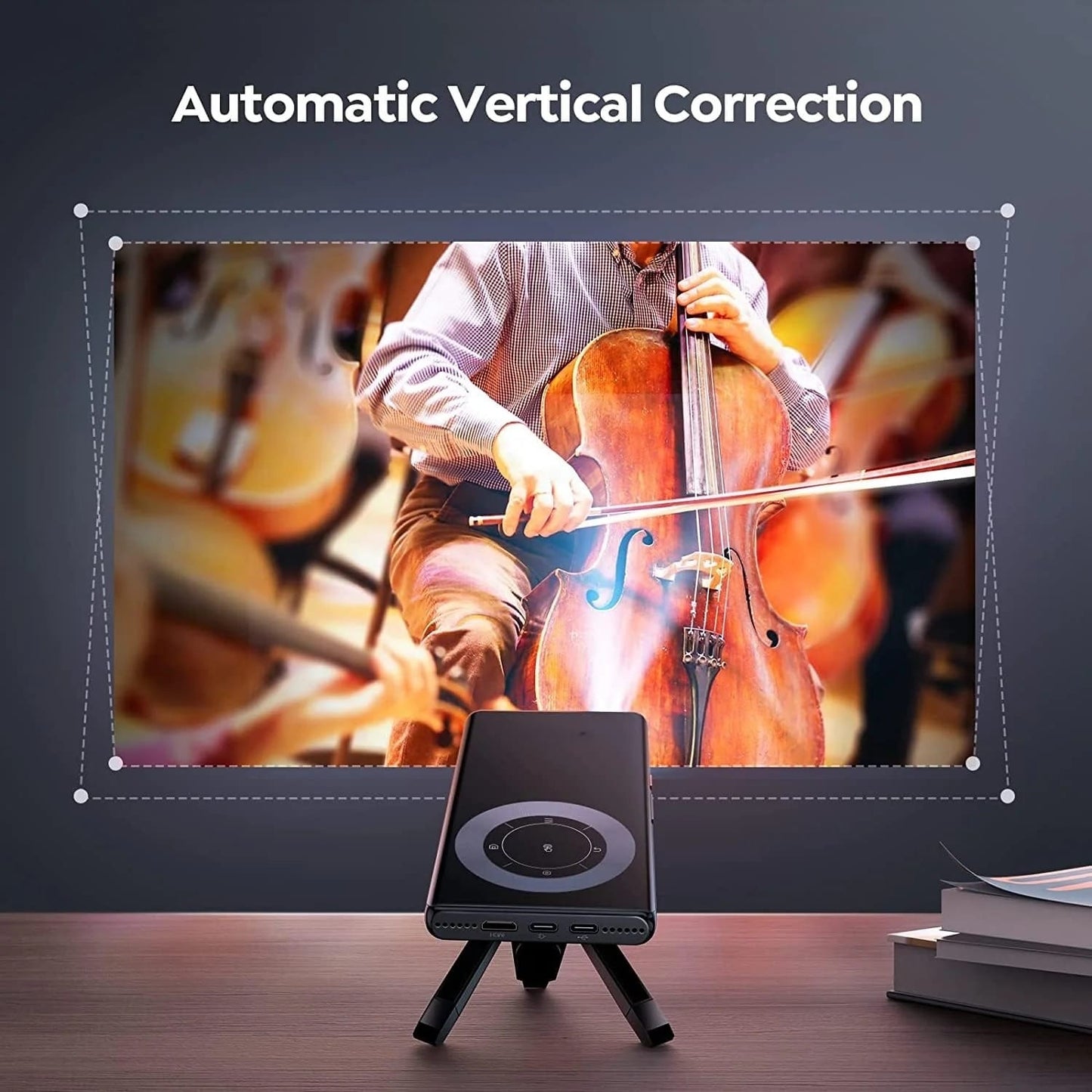 Mini HD Projector – Pocket Size, Big Screen Entertainment